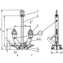 Якорь Холла 20000 кг ГОСТ 761-74